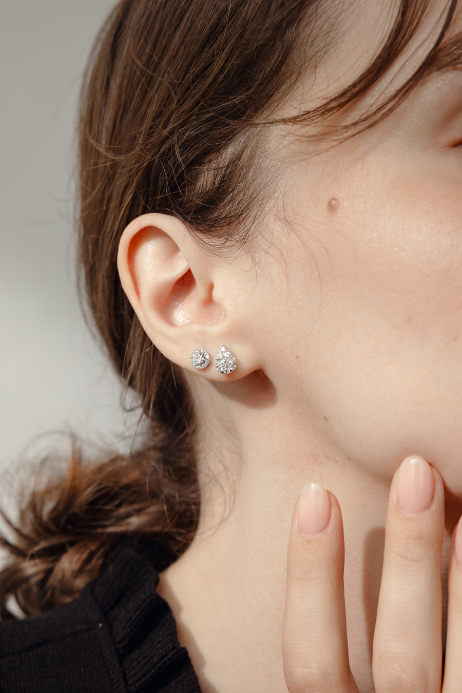 Drop Diamond Earring