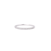 1 point Diamond Line Ring