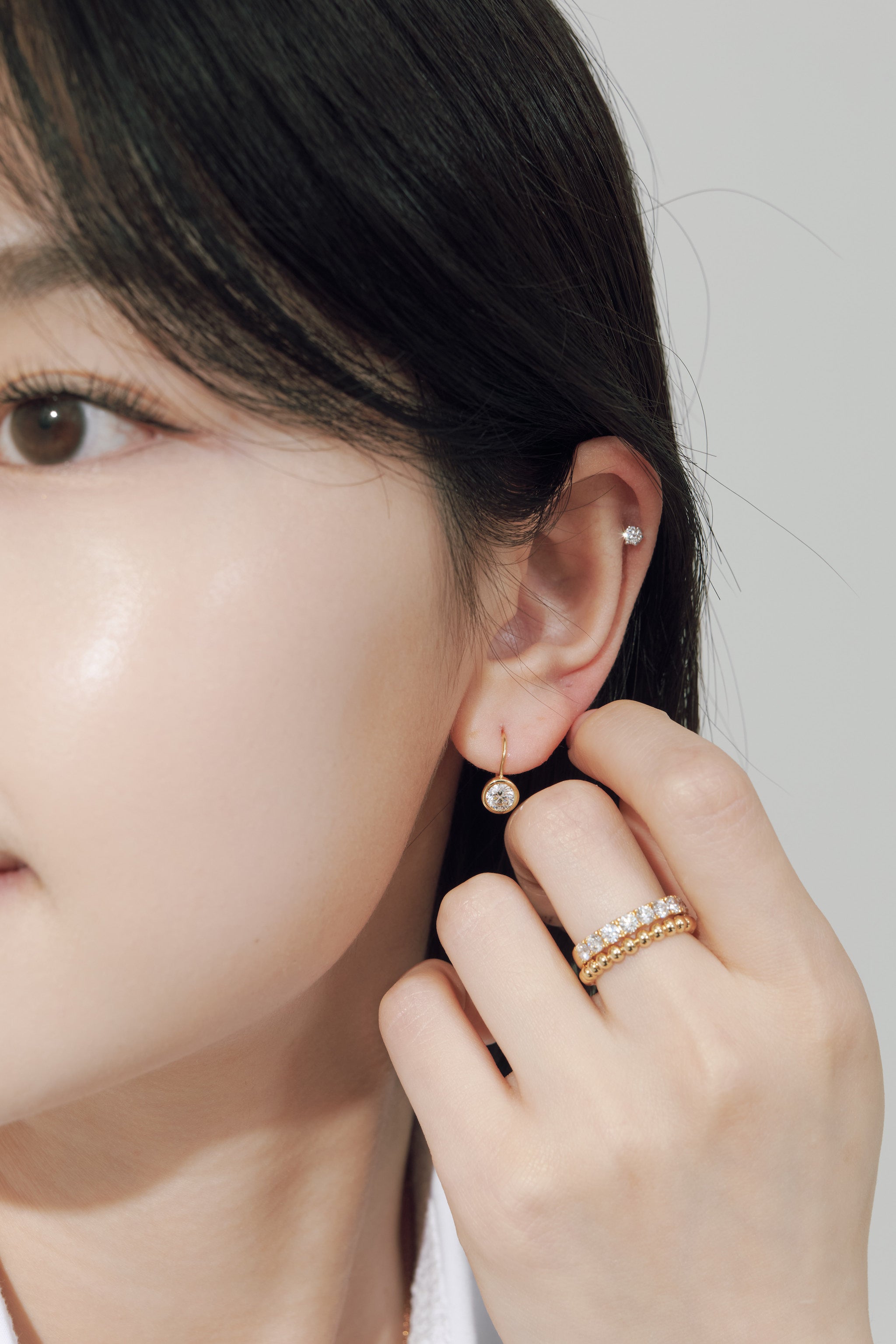 The Classic Six-Prong Diamond Stud Earrings