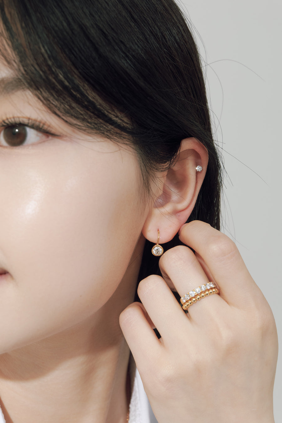 The Classic Six-Prong Diamond Stud Earrings