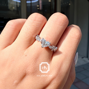 Amora 1ct Heart Diamond Ring