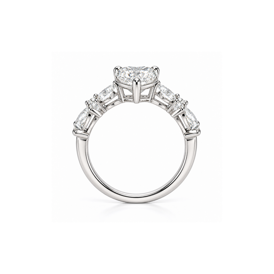 Amora 1ct Heart Diamond Ring