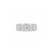 The Emerald-Cut Diamond Band Ring