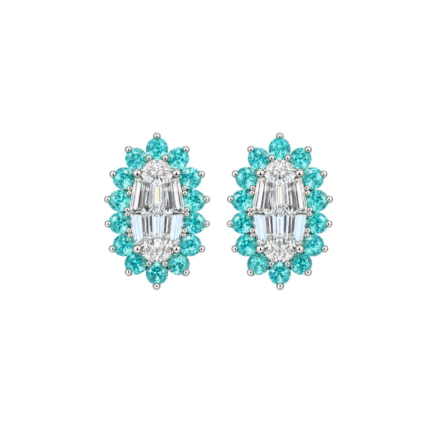 The Thetis Diamond with Paraíba Studs