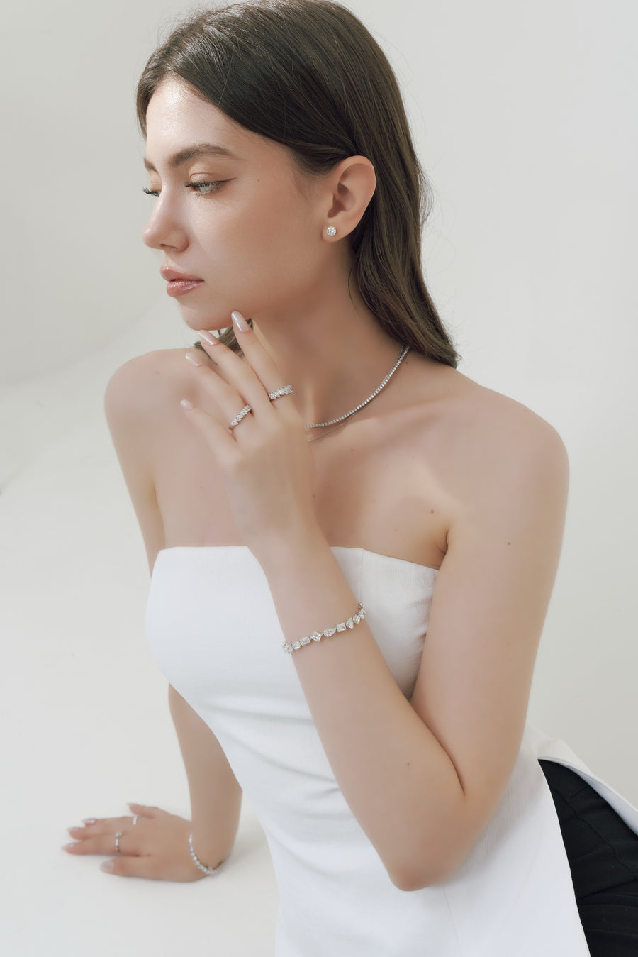 The Mixed Fancy-Cut Diamond Tennis Bracelet