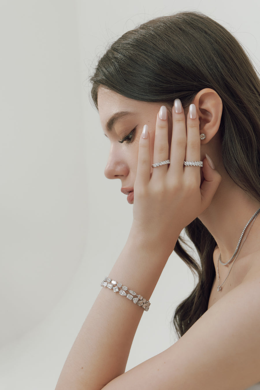 The Mixed Fancy-Cut Diamond Tennis Bracelet