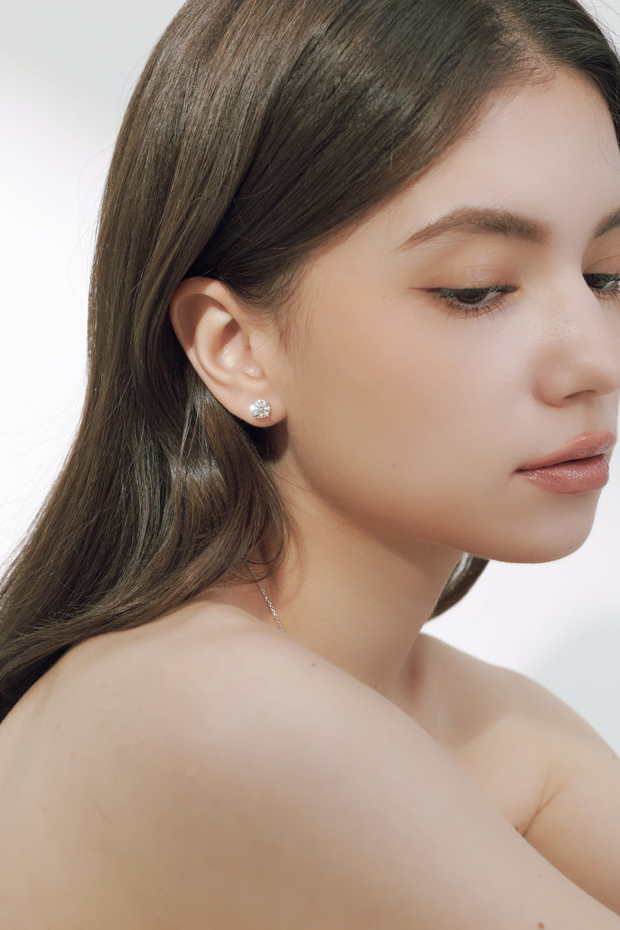 The Classic Four-Prong 1-Carat Diamond Stud Earrings