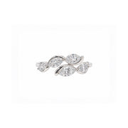 Marquise Leaf Diamond Ring