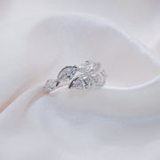 Marquise Leaf Diamond Ring
