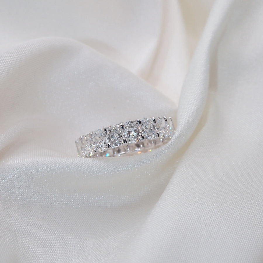 The Radiant-Cut Diamond Eternity Ring