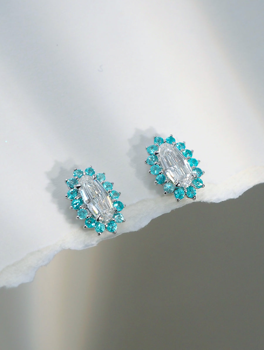 The Thetis Diamond with Paraíba Studs