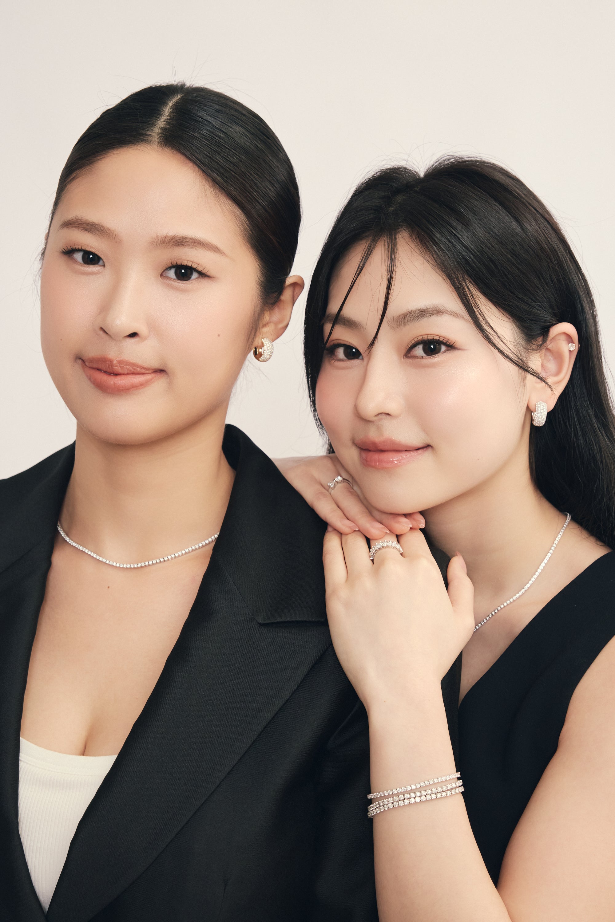 The Bold Pavé Diamond Dome Hoops
